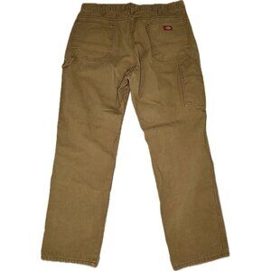 Vintage Dickies Men’s Carpenter Pants 38x34 Khaki Canvas Baggy Wide Leg Y2K